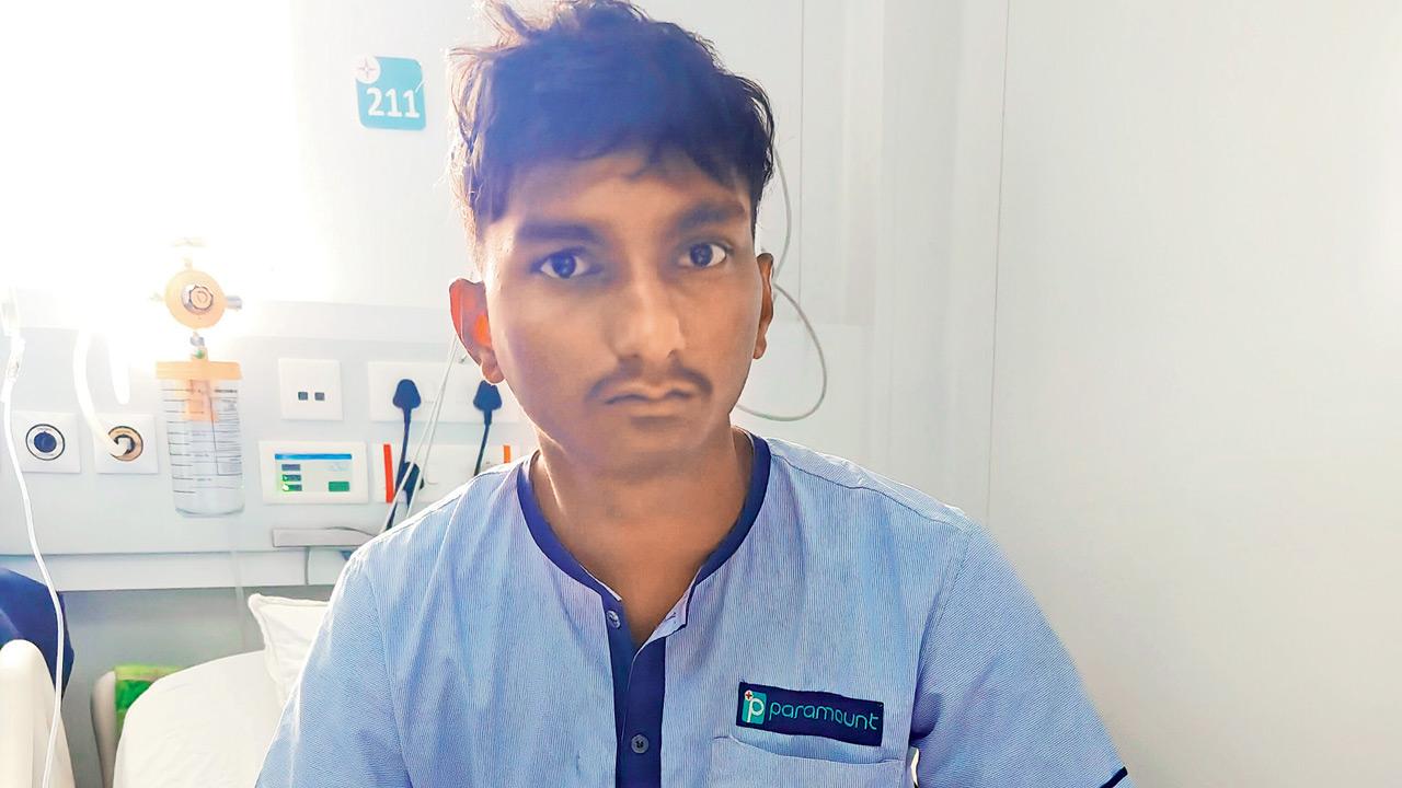 Shambhu Raghunath Kamat is a vegetable seller. PICS/RITIKA GONDHALEKAR