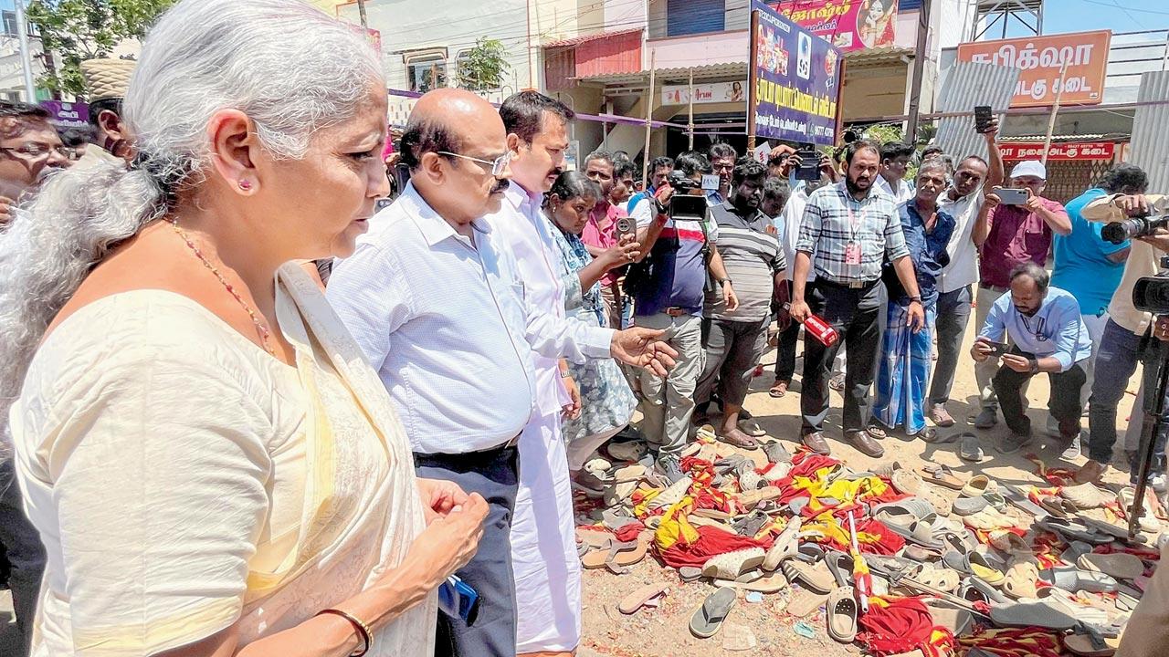 Tamil Nadu stampede: Minister Sitharaman visits Karur tragedy site, assures support to victims’ families