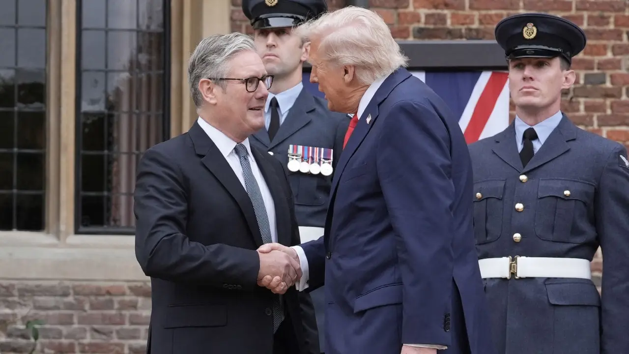 In Photos: US President Donald Trump meets UK PM Keir Starmer