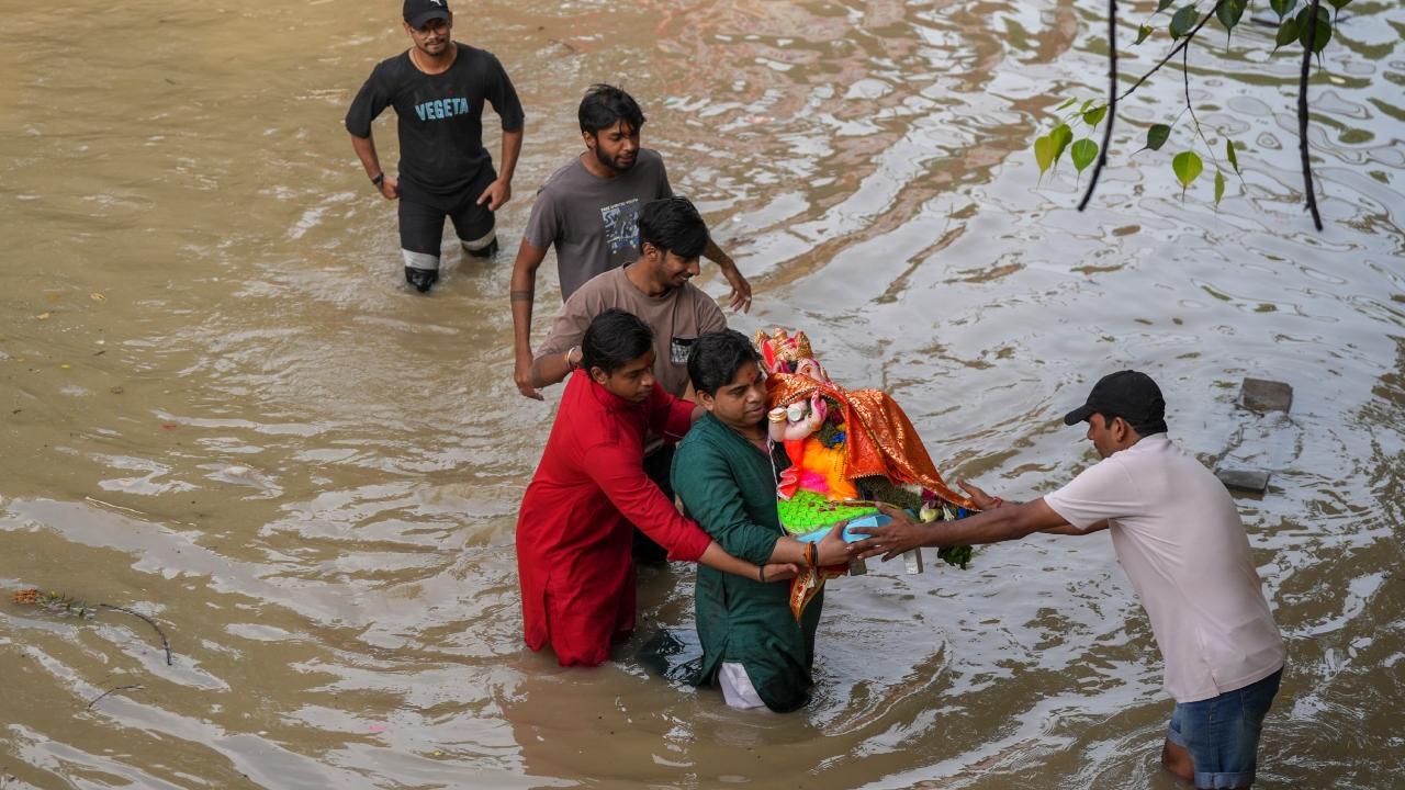 It was a double whammy for Delhiites as waterlogging due to incessant rainfall over the last couple of days, along with flooding due to surging Yamuna, led to traffic snarls