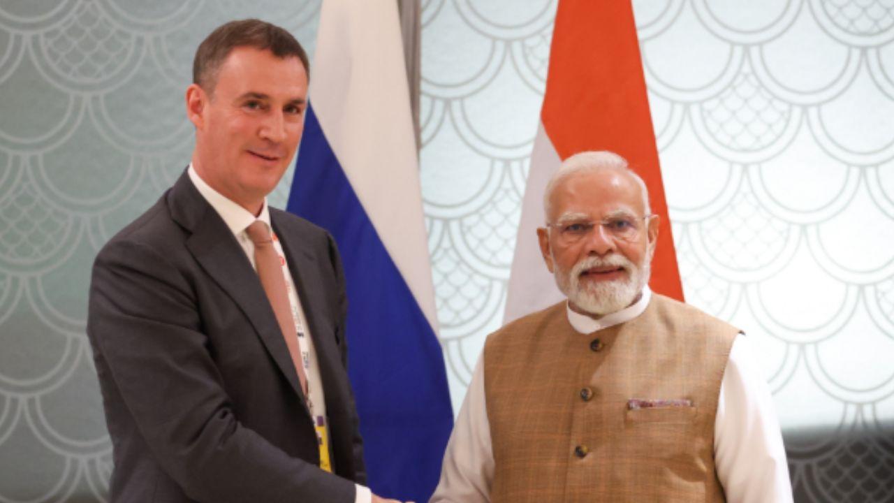 PM Modi meets Russian Deputy PM Patrushev to boost India-Russia cooperation