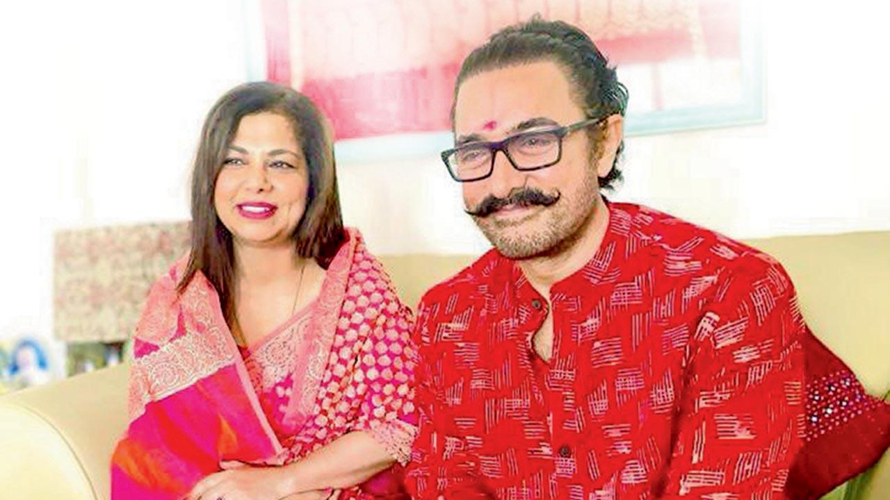 Sucheta Bhattacharjee with Aamir Khan