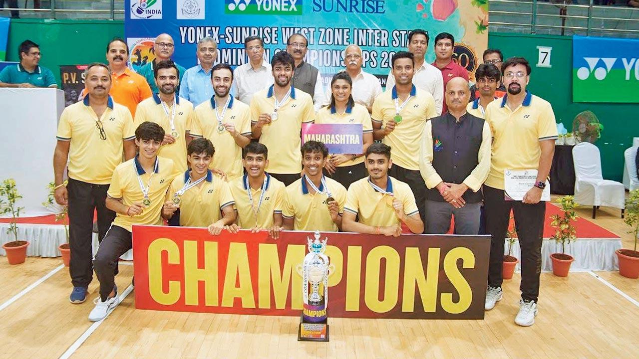 Maharashtra men’s badminton team win West Zone Inter-state Badminton Championship 2025