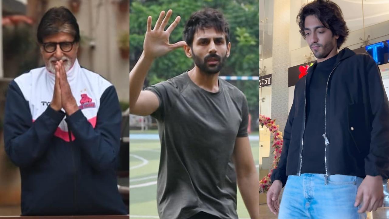 Spotted in the city: Amitabh Bachchan, Kartik Aaryan, Tiger Shroff and others