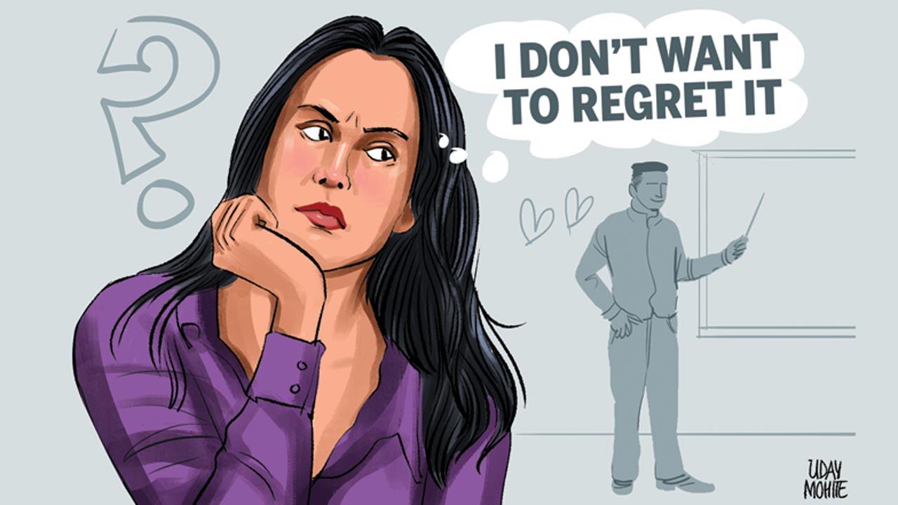 Going to tell him how I feel...