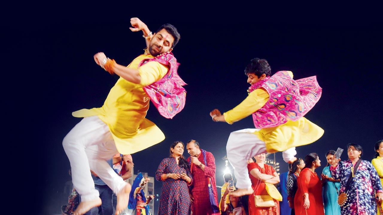 It’s nine days when your emotions dance to the tune of the music. File pic/Nimesh Dave