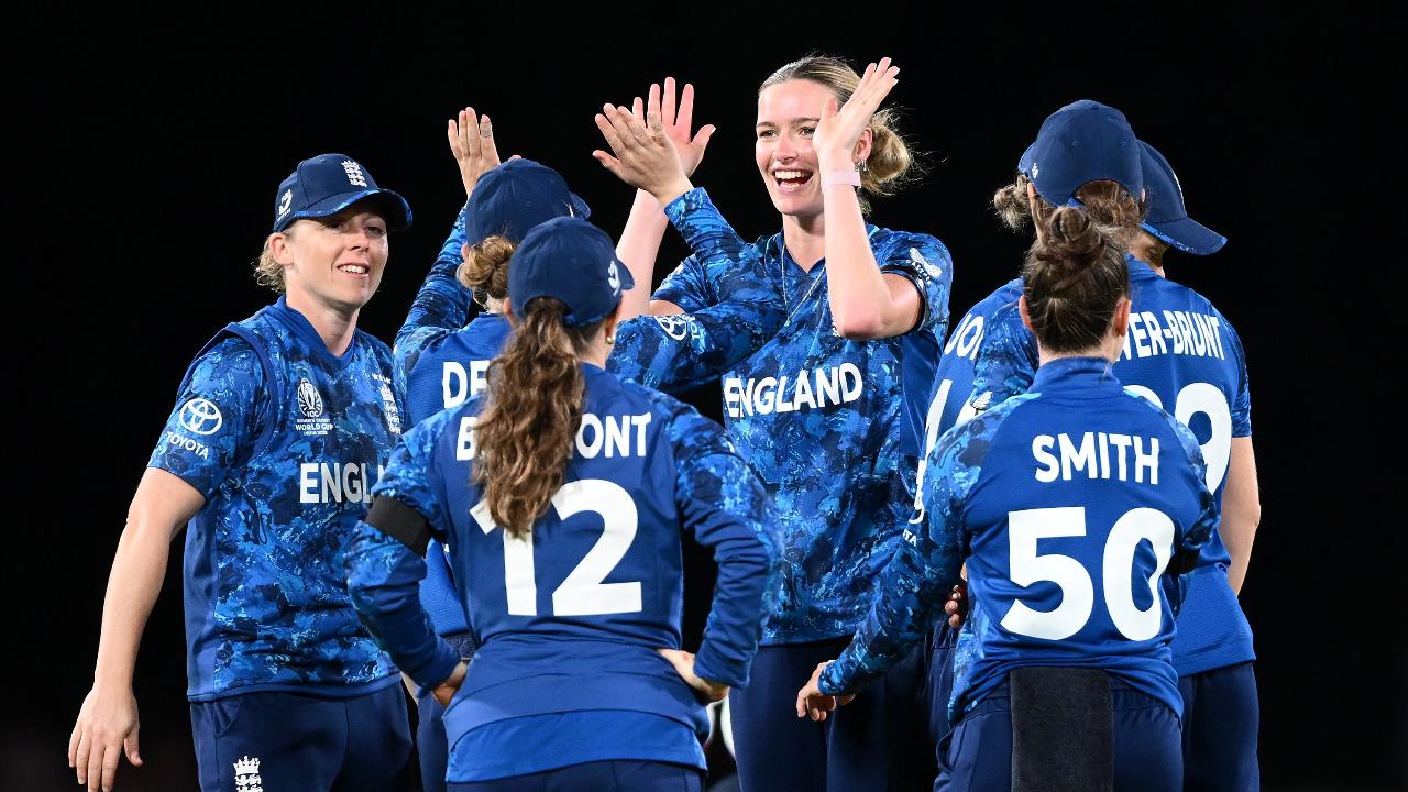 In the warm-up match against India, England emerged victorious by a margin of 152 runs. Batting first, England posted a score of 339, thanks to skipper Nat Sciver-Brunt's knock of 122 runs off 105 deliveries. Her knock was laced with 13 boundaries and two maximums. In response, India's Uma Chetry smashed 45 runs, and stand-in captain Jemimah Rodrigues scored 66 runs. However, the hosts fell short of securing a win against England (Pic: X/@ICC)