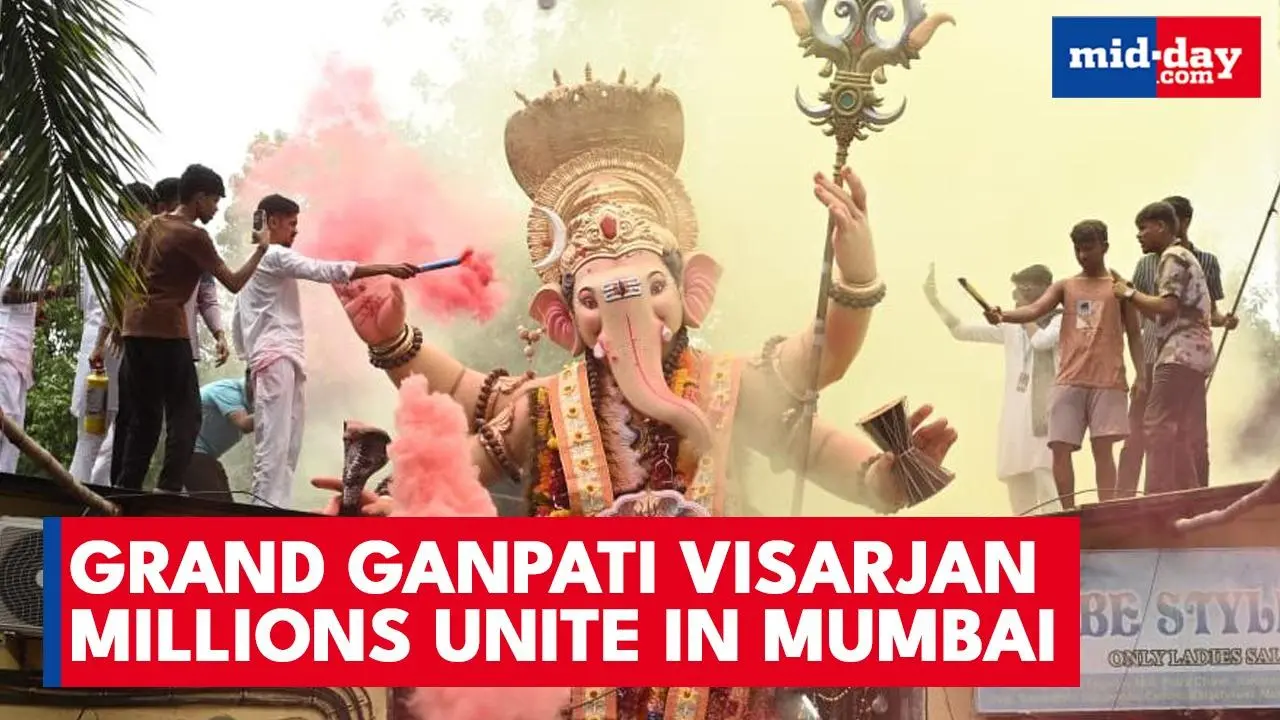 Ganpati Visarjan 2025: Mumbai Celebrates Anant Chaturdashi