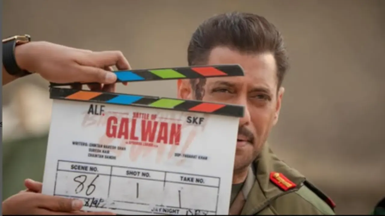 Salman Khan shares BTS click as he starts shooting for Battle of Galwan in Leh