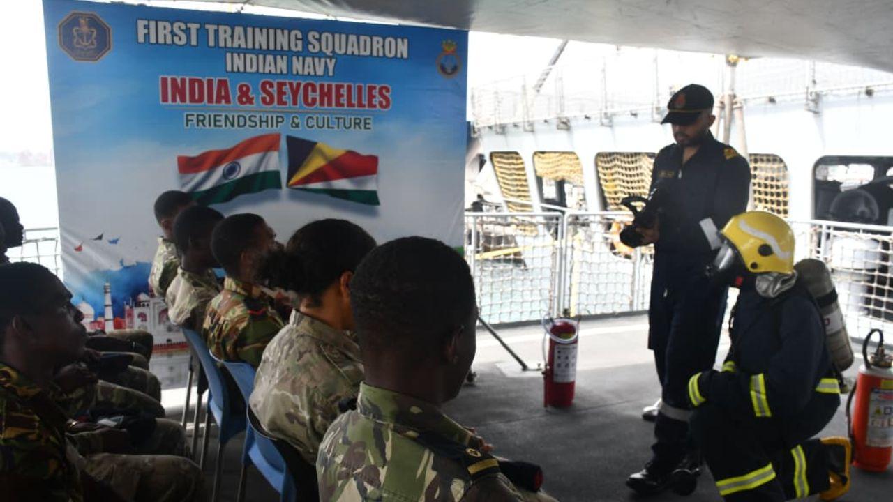 Indian Navy’s first training squadron concludes Seychelles visit