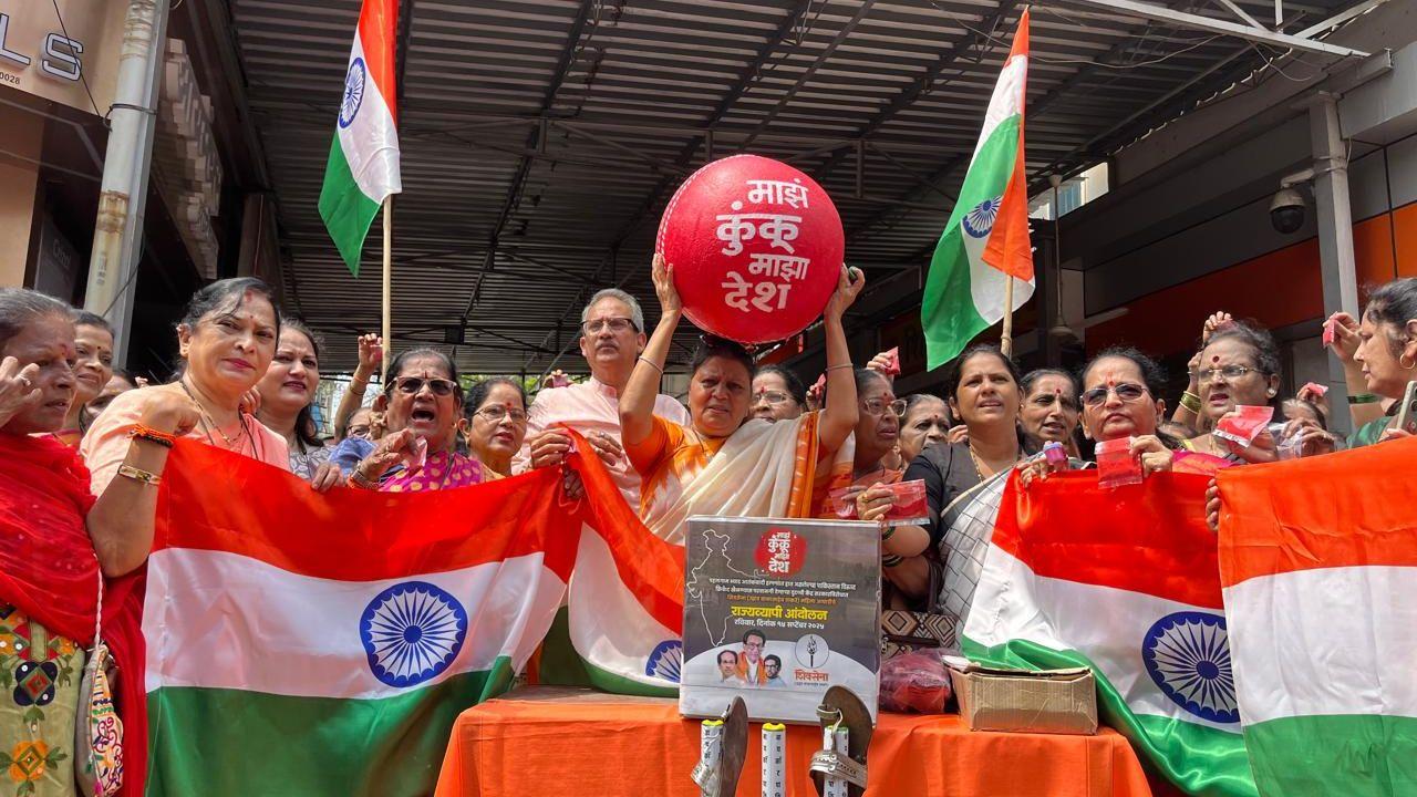 On Saturday, party chief Uddhav Thackeray had said that Shiv Sena (UBT) women workers will come out on the streets in Maharashtra and send sindoor from every house to PM Modi