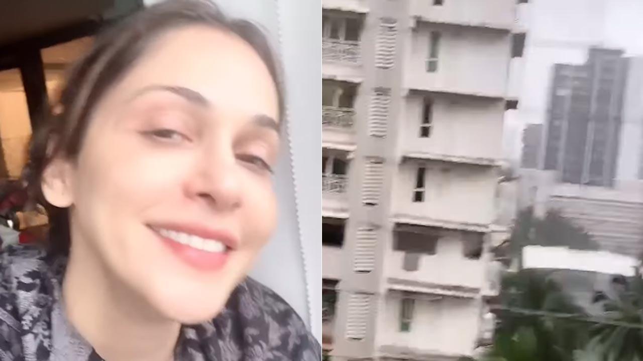 Isha Koppikar croons ‘Chal Kahin Door Nikal Jayen’ as she enjoys Mumbai rains