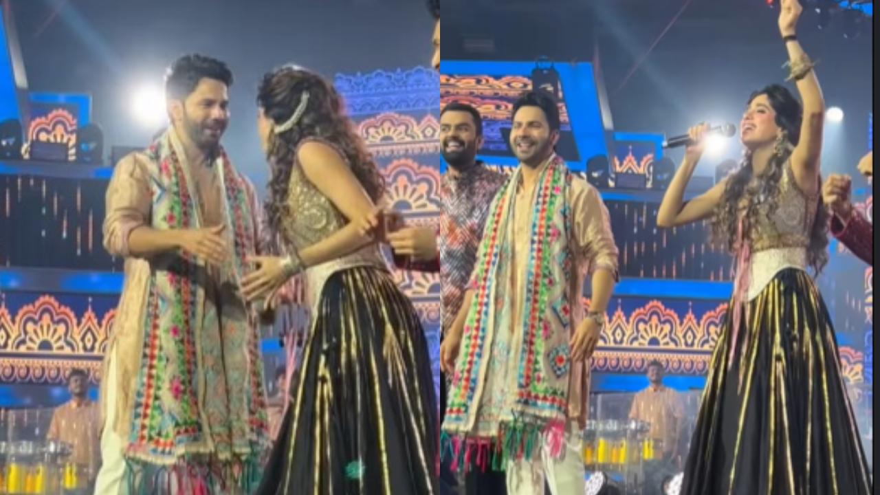 Watch: Janhvi Kapoor chants `Bharat Mata Ki Jai` at garba event for THIS reason