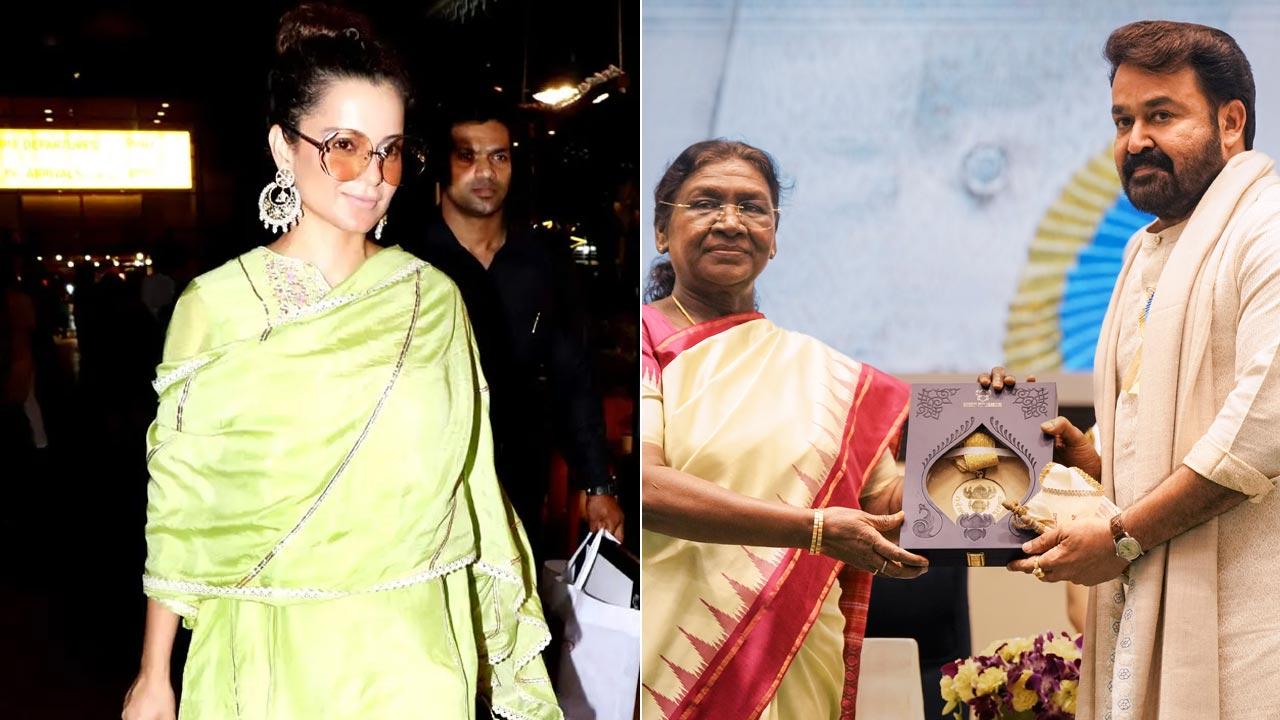 Kangana Ranaut expresses joy over Mohanlal’s Dadasaheb Phalke Award win