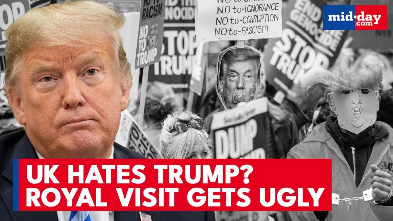 ‘Not Welcome Here’: 5,000 March in London as Trump’s UK Visit Sparks Outrage