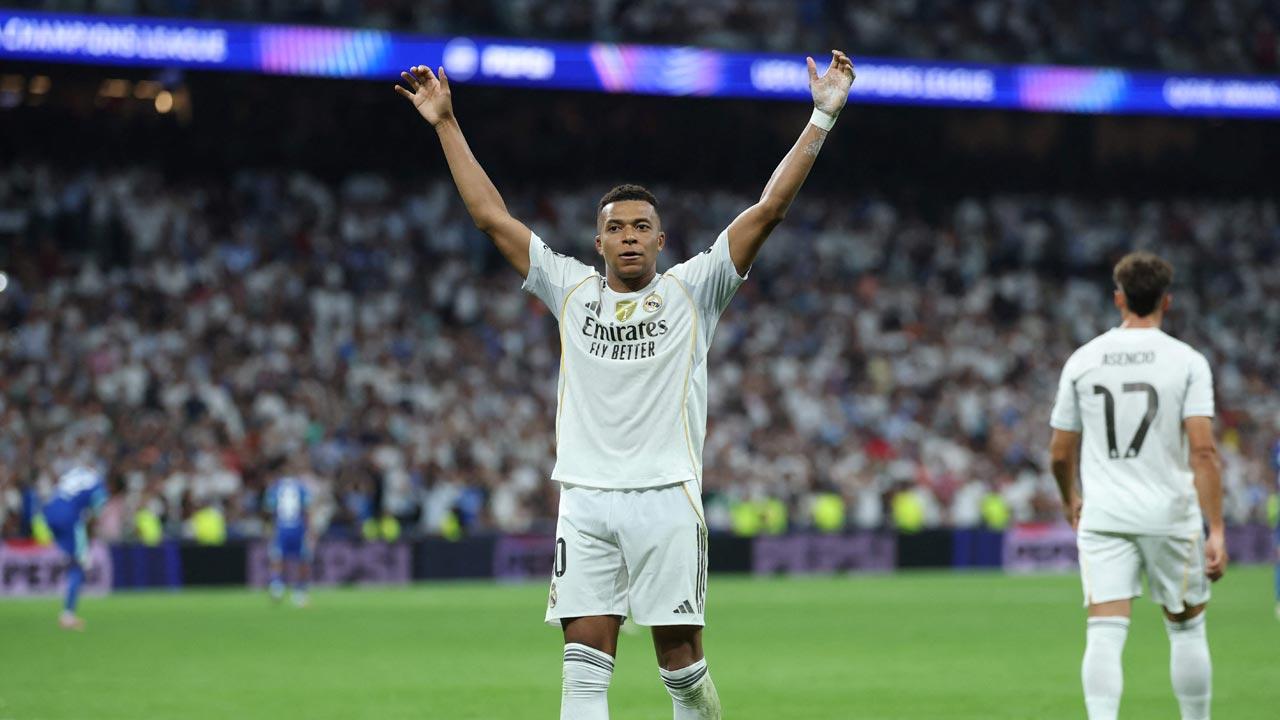 UEFA Champions League: Mbappe penalty double gives Real Madrid opening win over Marseille
