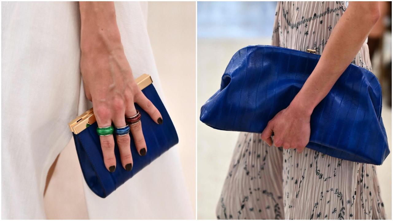 Accessories from the Alberta Ferretti collection. Photos Courtesy: AFP