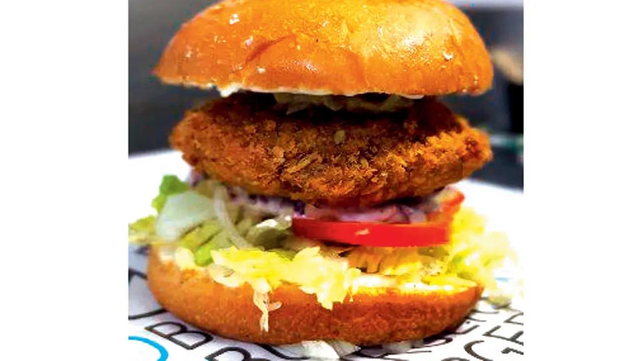 Fresh veggiesIf you’re looking for fresh vegetarian options, try out this crisp Avo Beet and Feta Burger, featuring beetroot and avocado.
At Nino Burgers, Darvesh Grand, Khar West. Call 9326711815 Cost Rs 370