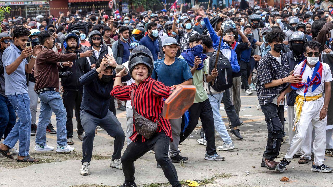 <p>Thousands of students and young protesters, mobilized under the banner of Gen Z, gathered outside Parliament shouting anti-government slogans and demanding an immediate rollback of the social media ban</p>