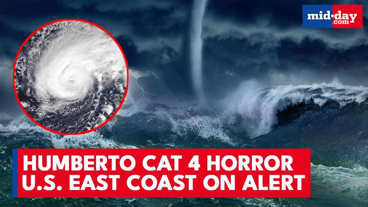 Hurricane Humberto intensifies to category 4 | U.S. east coast on alert