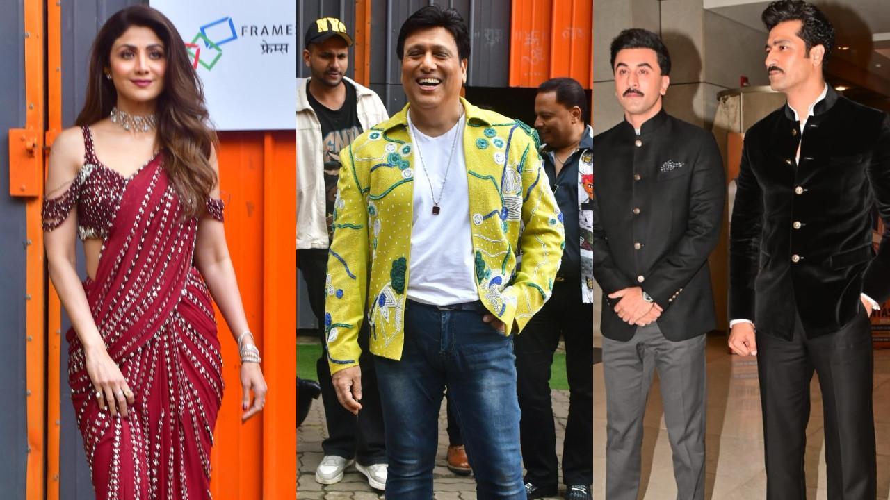 Spotted in the city: Govinda, Shilpa Shetty, Ranbir Kapoor, Vicky and others