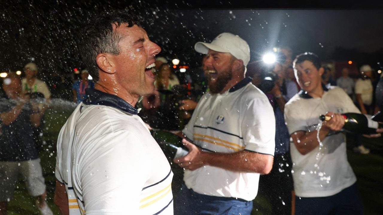 Rory’s Europe clinch Ryder Cup