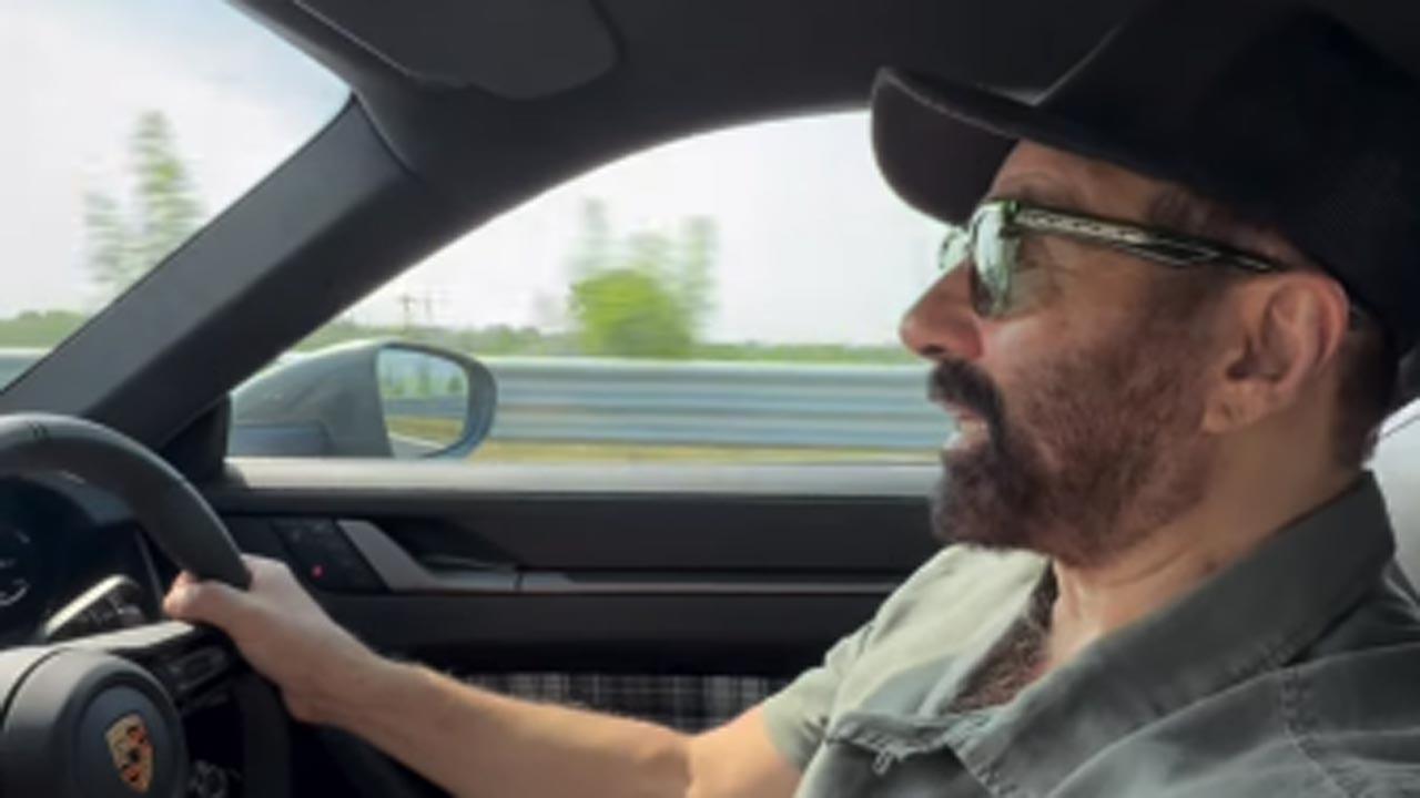 Sunny Deol shares fun drive video on way to nephew’s wedding in Delhi