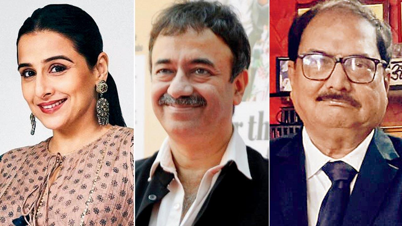 Vidya Balan, Rajkumar Hirani and Chandrashekhar Pusalkar