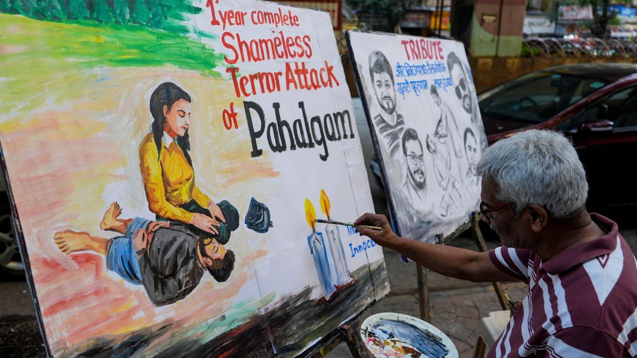 An artist in Mumbai pays a moving tribute through art, showing how the impact of the attack resonated far beyond Jammu and Kashmir