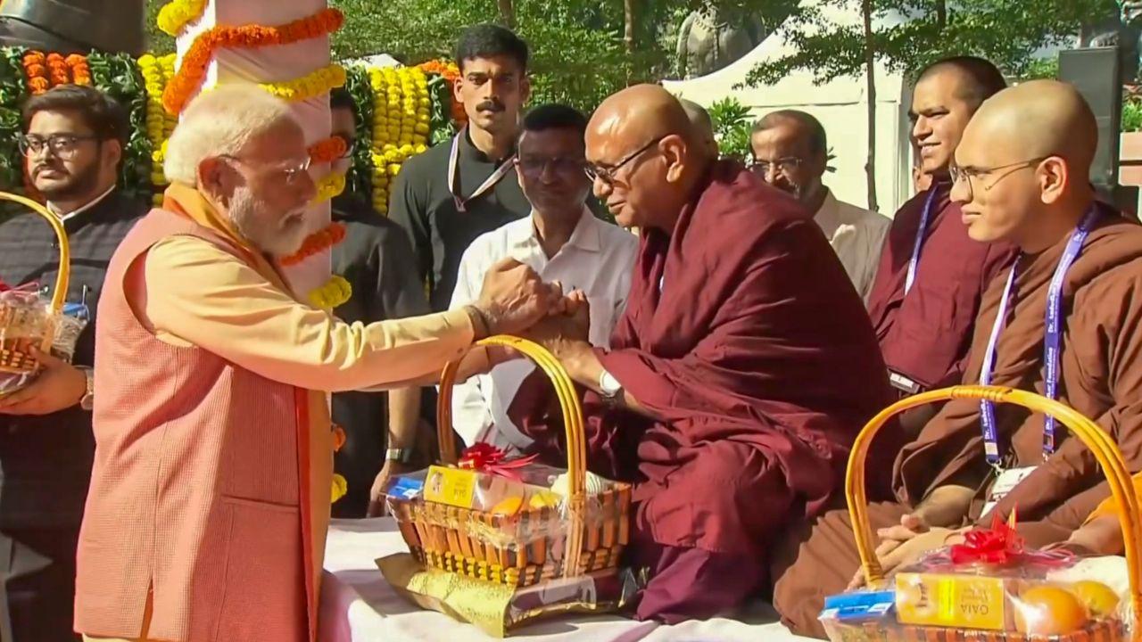 Modi said that Ambedkar's personality and contributions will continue to remain a source of inspiration for nation-building