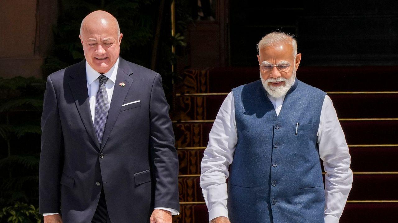 Prime Minister Narendra Modi on Thursday held bilateral meetings with the Federal Chancellor of Austria, Christian Stocker, at Hyderabad House in the national capital, as part of the latter's four-day official visit to the country