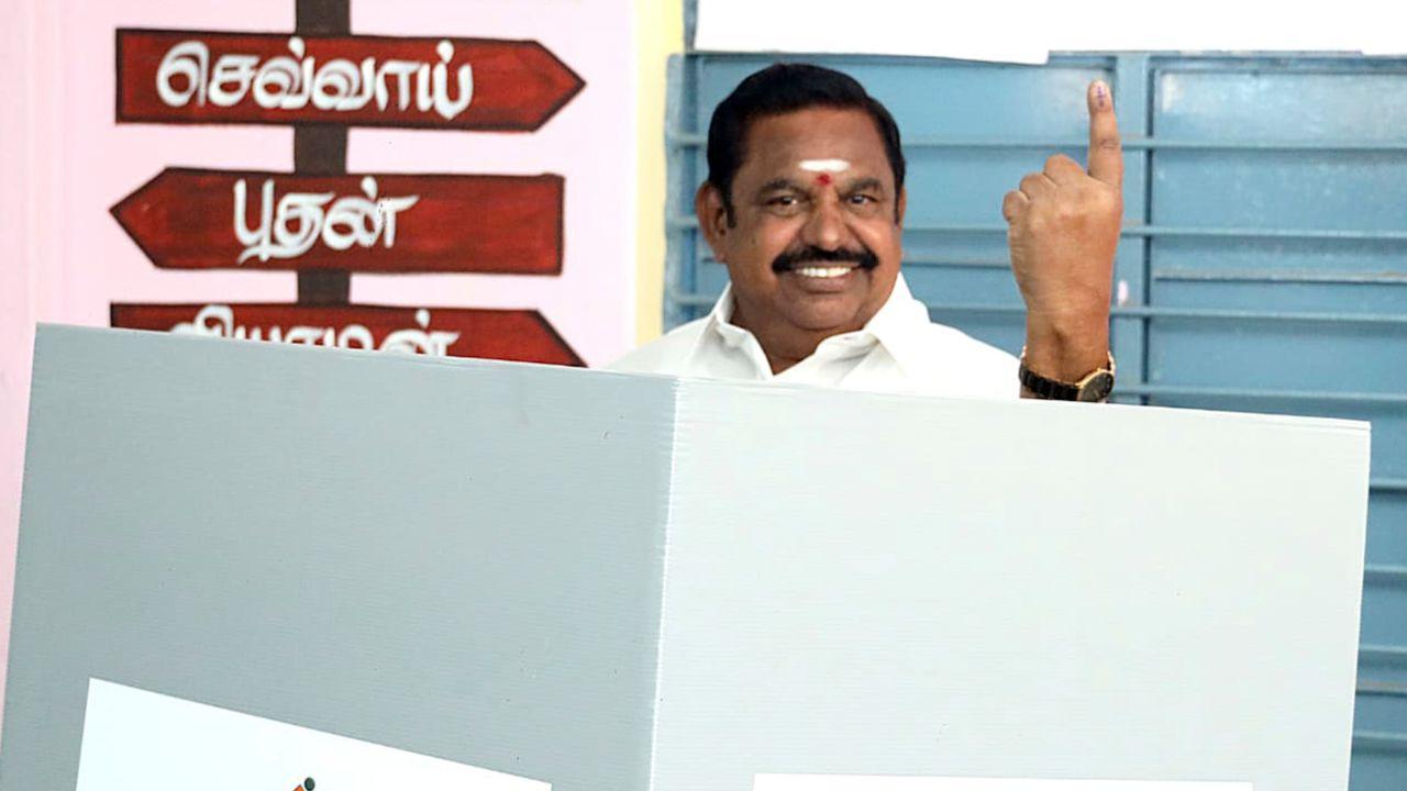 Tamil Nadu recorded over 56 per cent voting on Thursday as polling for elections to 234 Assembly constituencies was on across the state. AIADMK General Secretary and party candidate for Edappadi constituency, Edappadi K Palaniswami casted his vote in Chennai