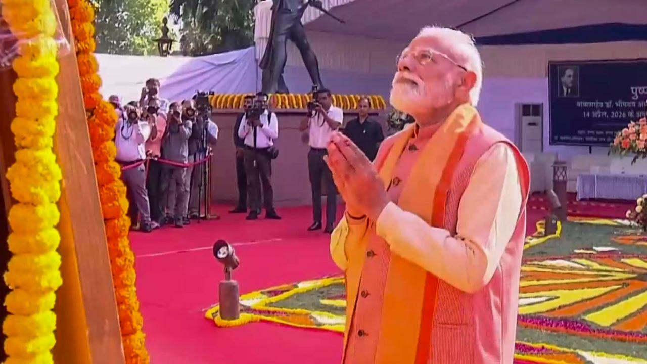 Prime Minister Narendra Modi on Tuesday paid his tributes to Dr B R Ambedkar on his birth anniversary and said his life and work continue to inspire generations to build a just and progressive society