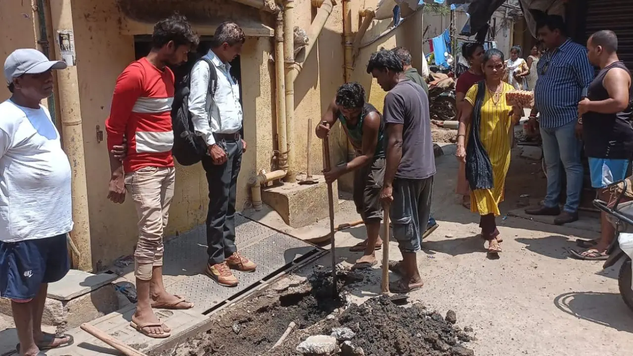 IN PICS: Water woes intensify in Khar Danda Koliwada as summer peaks