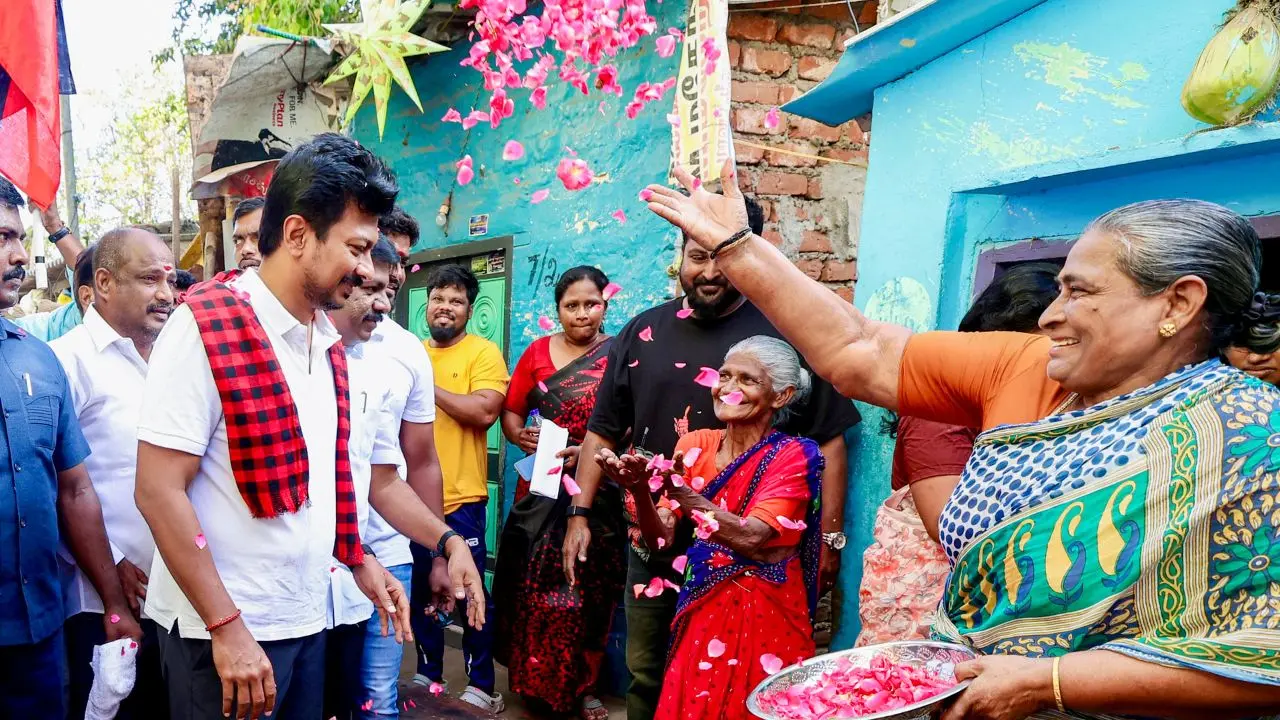 As Tamil Nadu Assembly polls near, Deputy Chief Minister and DMK's candidate Udhayanidhi Stalin held a campaign in Chepauk assembly constituency