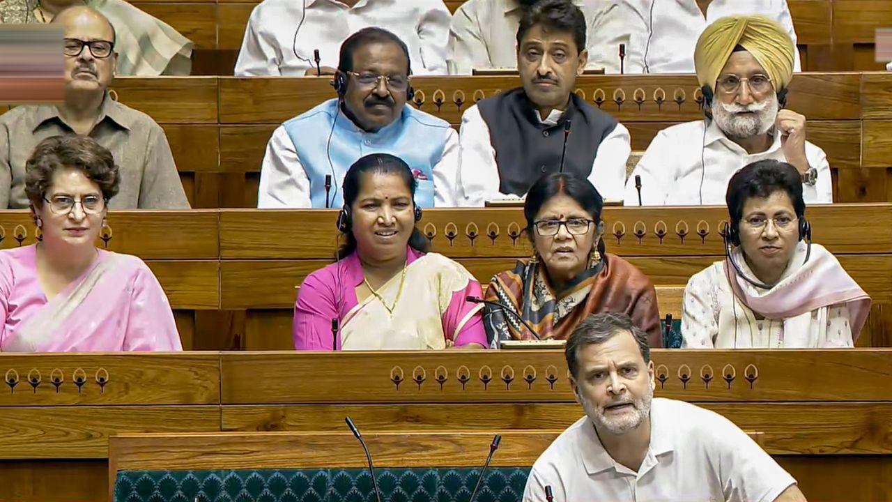 Rahul Gandhi accused the BJP-led Central government of trying to "rejig the entire political map of India" in an attempt to remain in power