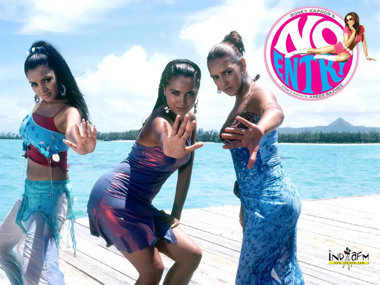 In No Entry (2005), Lara Dutta plays Kajal, the stylish and strong-willed wife of Kishen (played by Anil Kapoor). Kajal is portrayed as glamorous, assertive, and emotionally reactive.