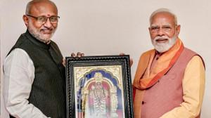 IN PHOTOS: PM Narendra Modi meets C P Radhakrishnan on Puthandu