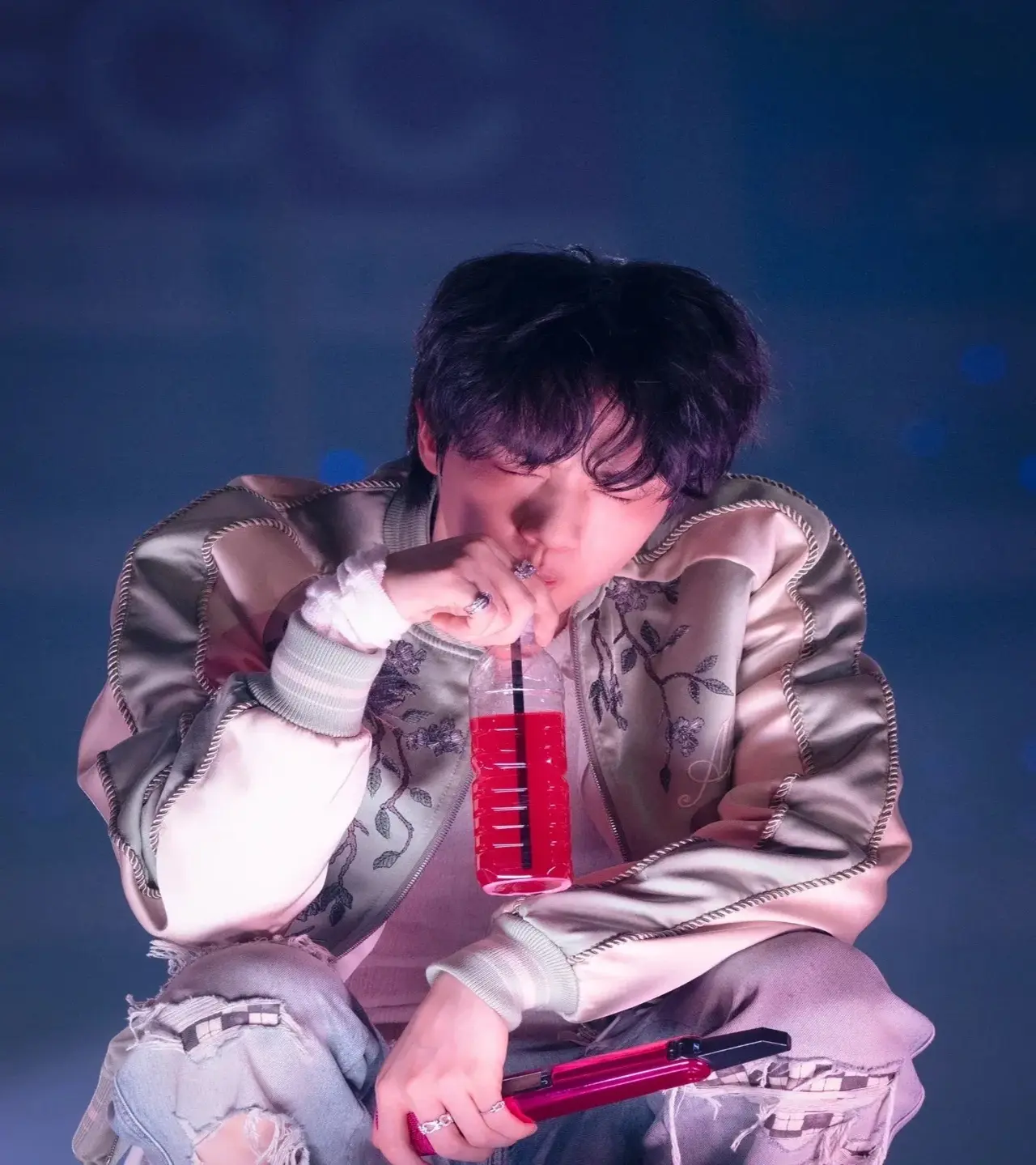 Jin filled the venue with explosive vocal power and intense dancing that never let up for a moment. The singer also performed old high-energy hip-hop hits like Not Today and MIC Drop




&nbsp;