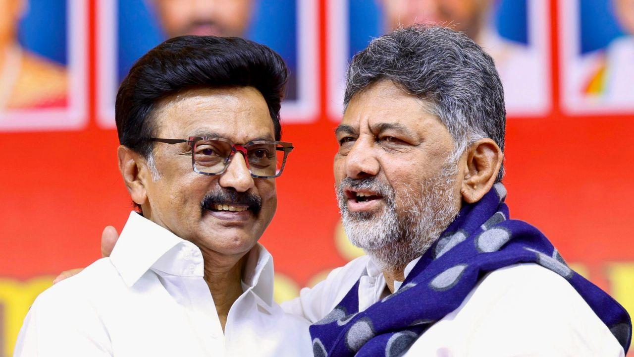 The rally attended by the two leaders also saw the introduction of 11 alliance candidates.