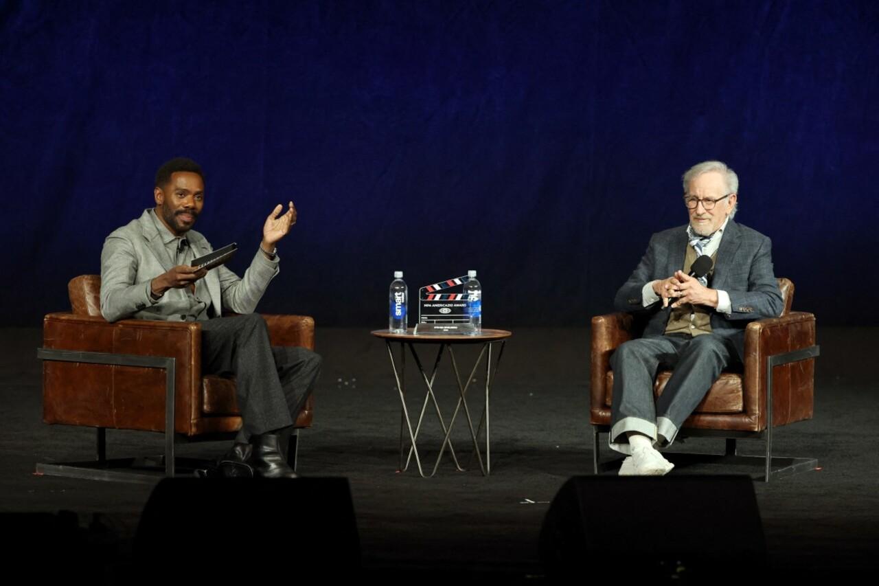 Steven Spielberg personally introduced the first footage of his UFO thriller, Disclosure Day with Colman Domingo.