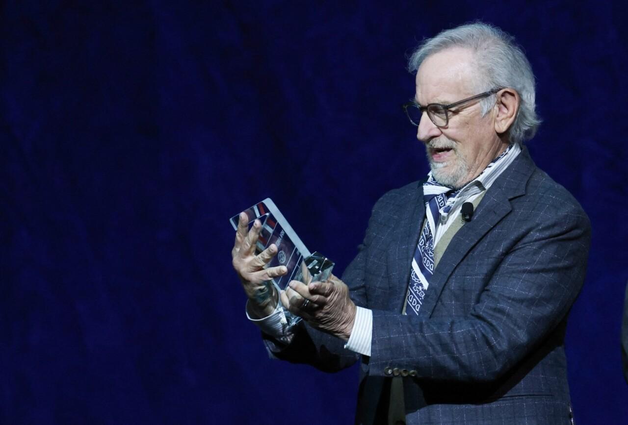 Steven Spielberg received the MPA America250 Award at CinemaCon 2026 day 3.