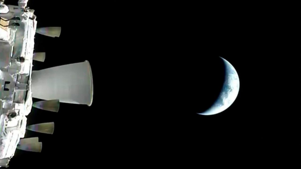 Artemis astronauts more than halfway to Moon, putting Earth in rearview