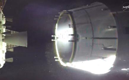 NASA's Orion spacecraft during 