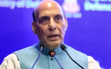 Union Defence Minister Rajnath Singh. File pic