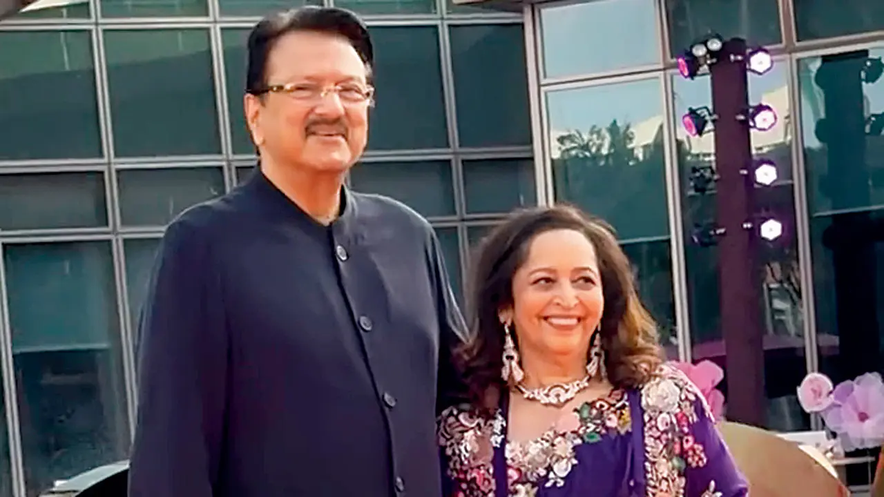 Ajay Piramal with wife Swati