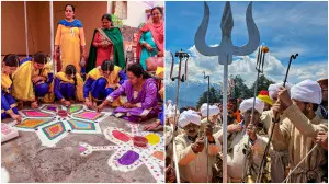 PICS: Glimpses of Indians celebrating Baisakhi across the country