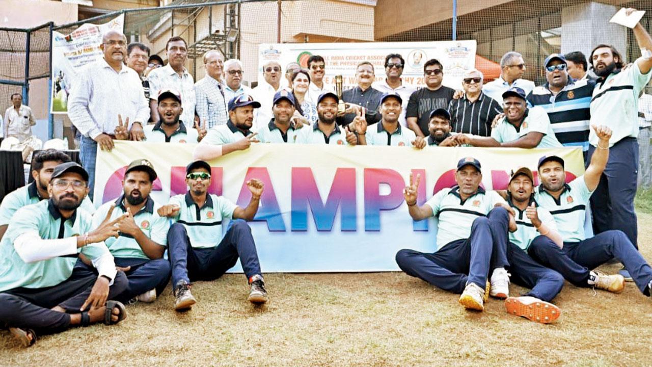 Champs West Zone seek BCCI support for differently abled cricketers