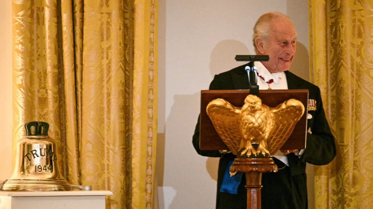 The two leaders also roasted each other. Giving President Trump a taste of his own medicine, King Charles III said that without the British, Americans would be speaking French.&nbsp;"You recently commented, Mr. President, that if it were not for the United States, European countries would be speaking German. Dare I say that, if it wasn't for us, you'd be speaking French," Charles quipped