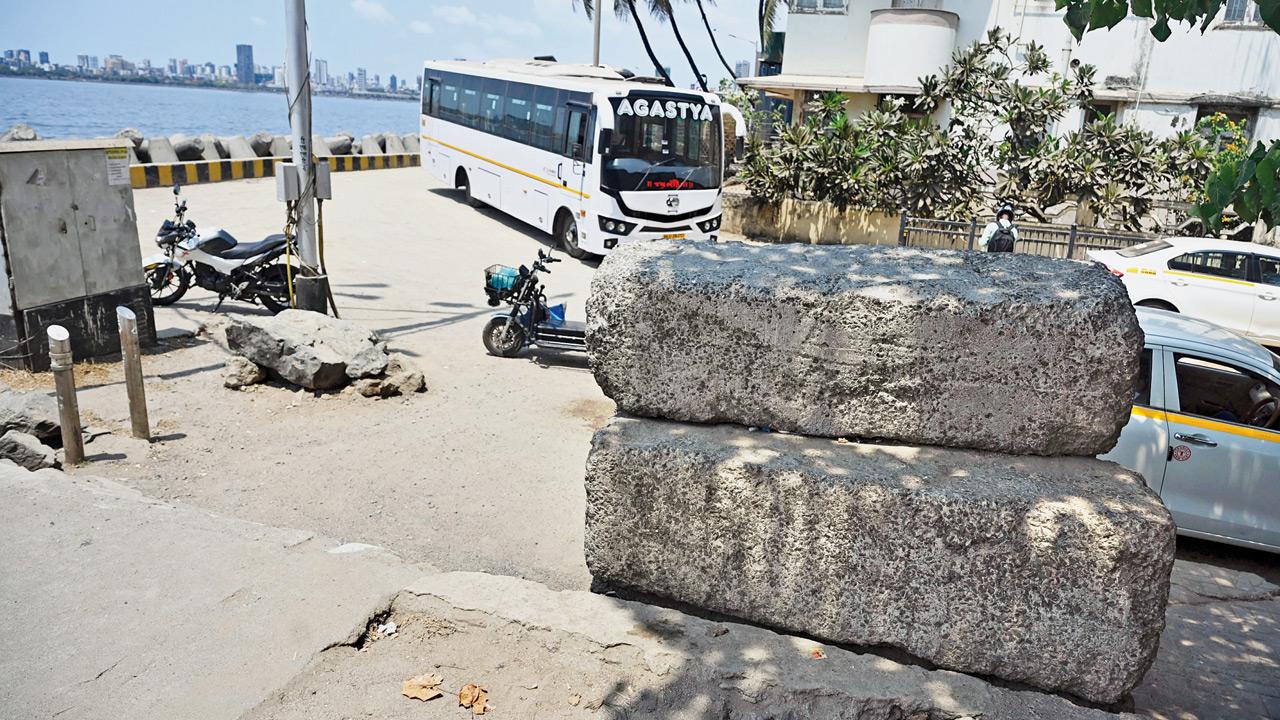 Dadar residents have also opposed the parking of heavy vehicles, including buses, on the beach